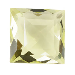 LEMON QUARTZ BRIOLETTE SQUARE (GREEN GOLD) 12MM 8.40 Cts.