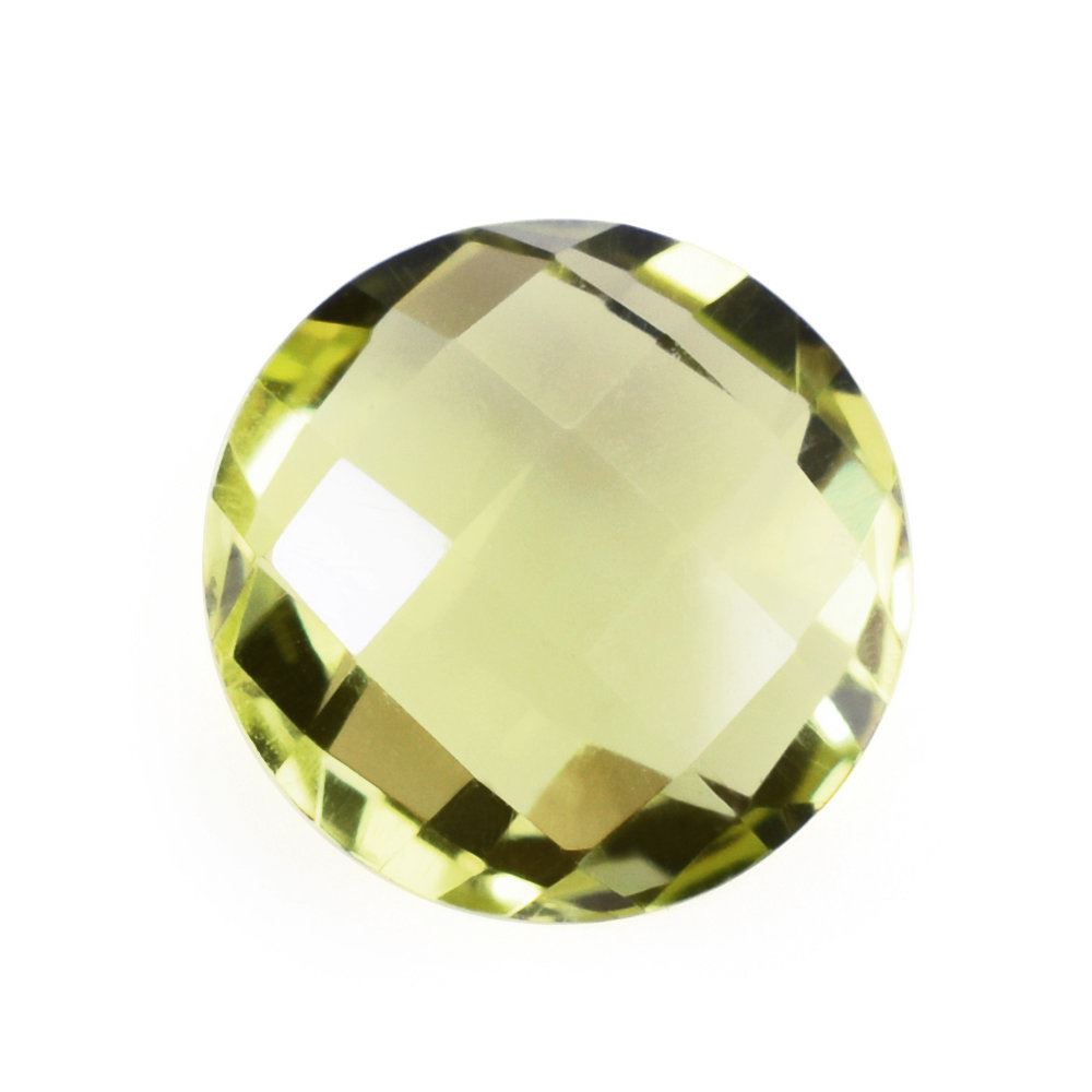 LEMON QUARTZ BRIOLETTE ROUND 8MM 1.75 Cts.