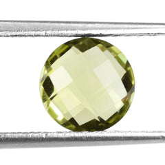LEMON QUARTZ BRIOLETTE ROUND 8MM 1.75 Cts.