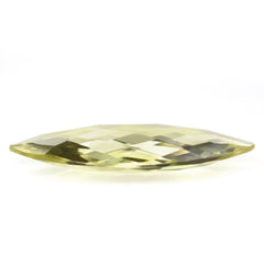 LEMON QUARTZ BRIOLETTE MARQUISE (GREEN GOLD) 41.50X15.50MM 25.34 Cts.