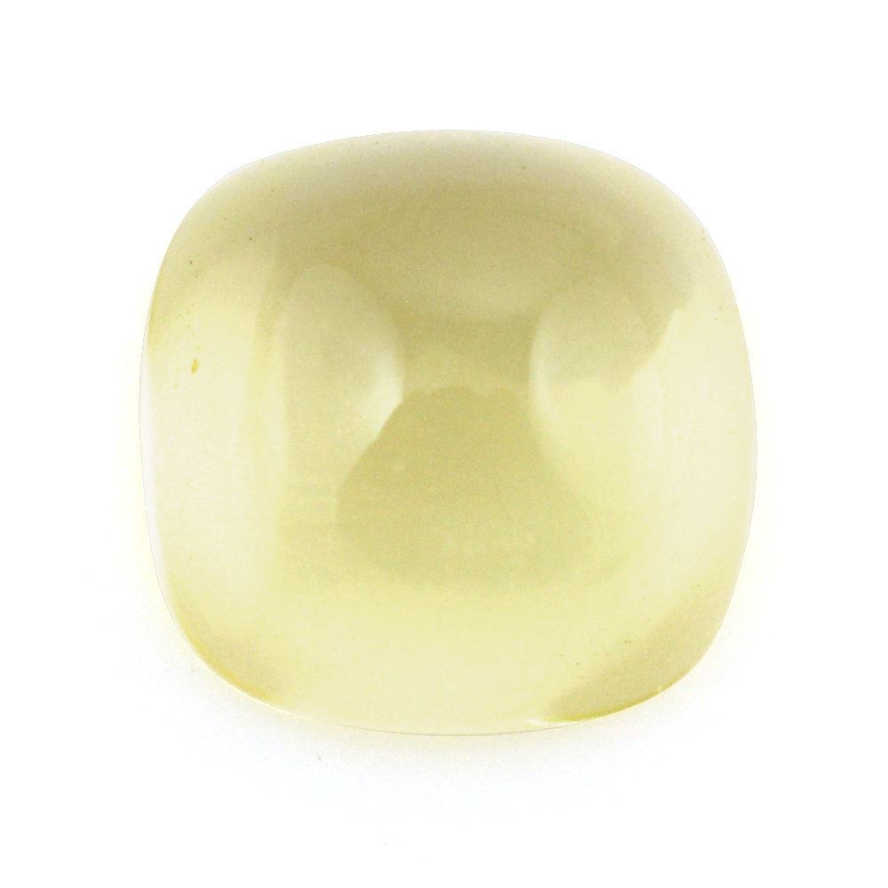 LEMON QUARTZ CUSHION CAB (GREEN GOLD) 8MM 2.30 Cts.