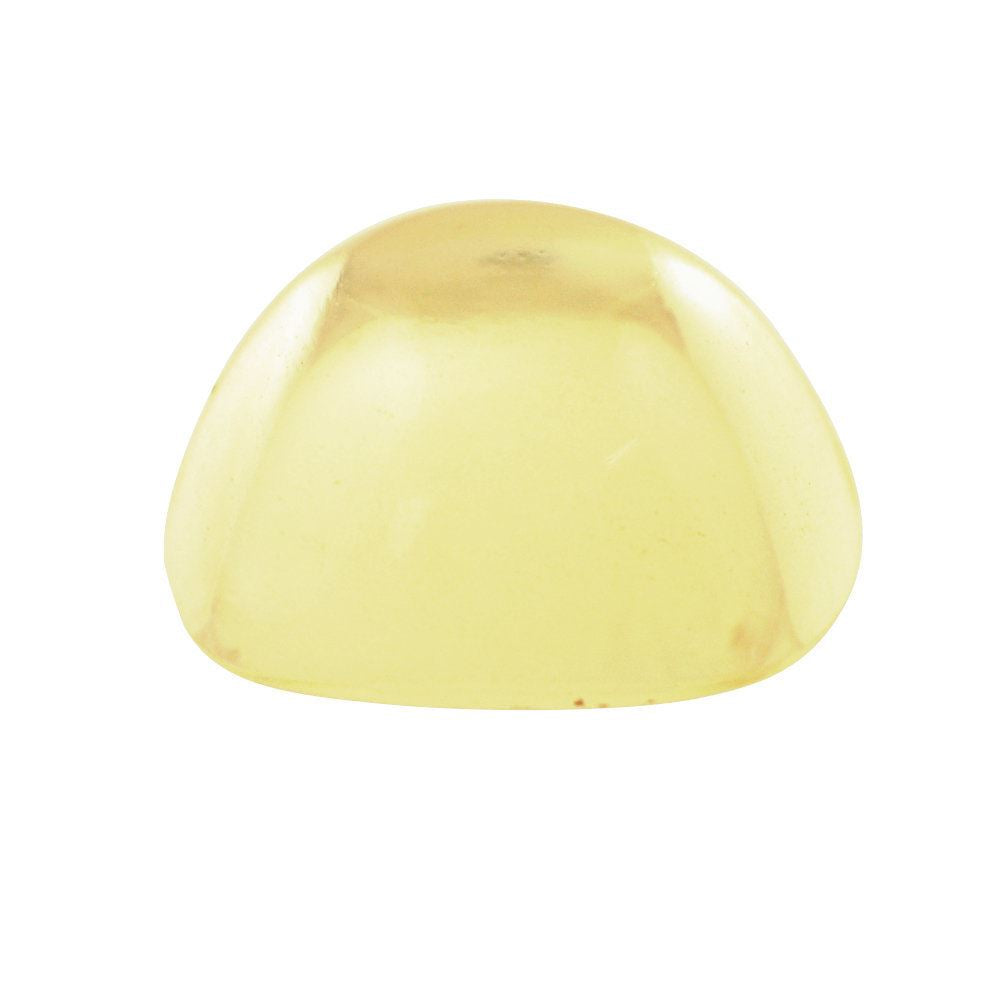 LEMON QUARTZ CUSHION CAB (GREEN GOLD) 8MM 2.30 Cts.