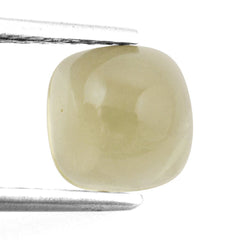 LEMON QUARTZ CUSHION CAB (GREEN GOLD) 8MM 2.30 Cts.