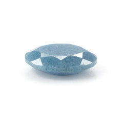 MILKY BLUE QUARTZ BOTH SIDE TABLE CUT ROUND 12MM 4.00 Cts.