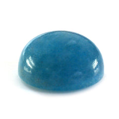 MILKY BLUE QUARTZ ROUND CAB 12MM 7.23 Cts.
