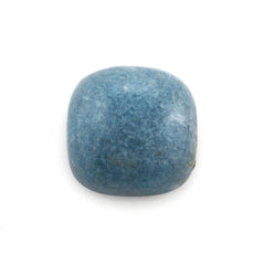 MILKY BLUE QUARTZ CUSHION CAB 12MM 6.91 Cts.