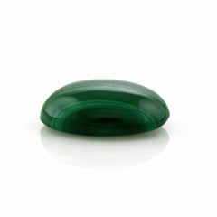 MALACHITE FLAT OVAL CAB 12X9MM 4.75 Cts.