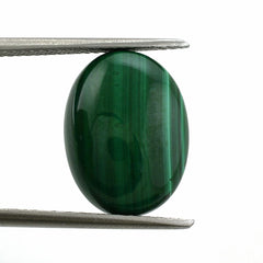 MALACHITE OVAL CAB 15.50X11.50MM 10.34 Cts.