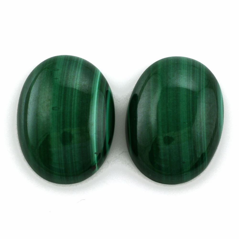 MALACHITE OVAL CAB 15.50X11.50MM 10.34 Cts.