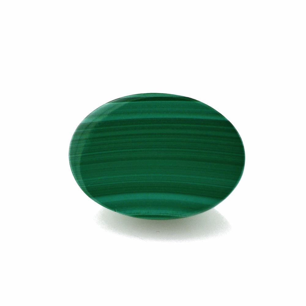 MALACHITE OVAL CAB 14X10MM 7.55 Cts.