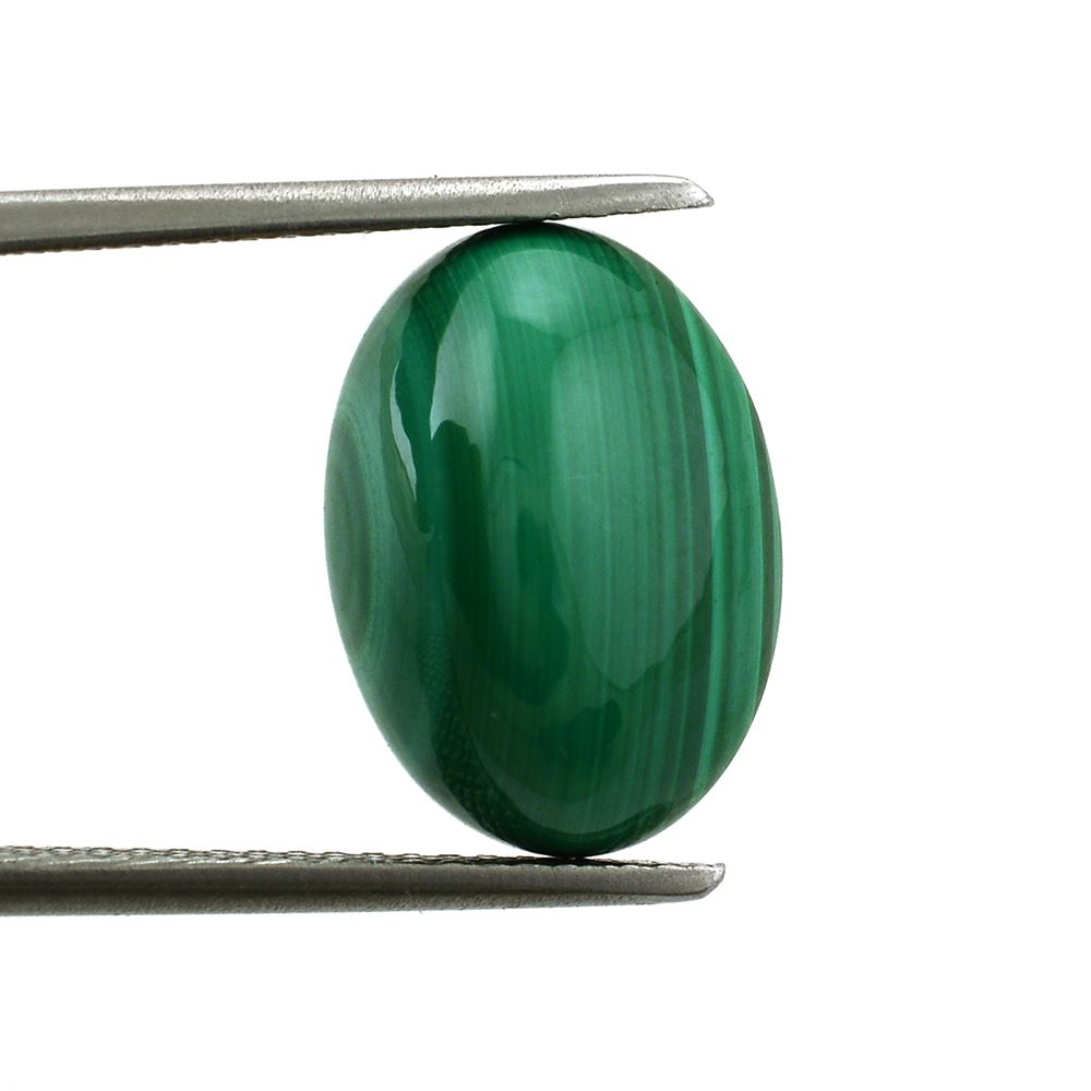 MALACHITE OVAL CAB 14X10MM 7.55 Cts.