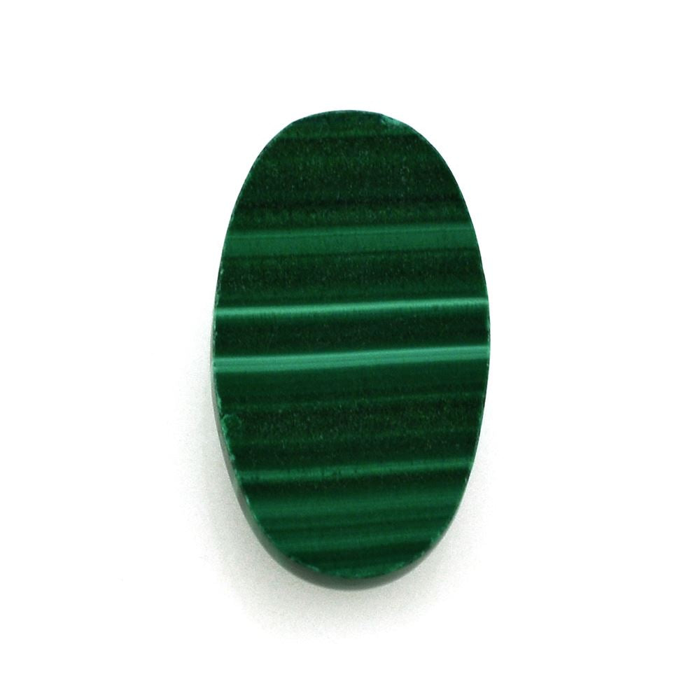 MALACHITE OVAL CAB 18X10MM 11.97 Cts.
