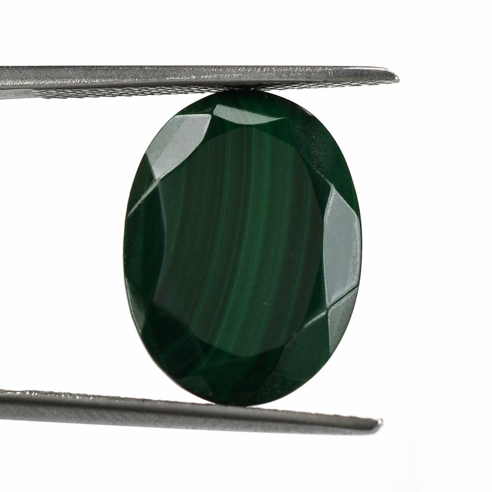 MALACHITE CUT OVAL 16X12MM 12.17 Cts.