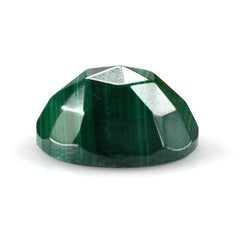 MALACHITE ROSE CUT ROUND CAB 14MM 14.05 Cts.