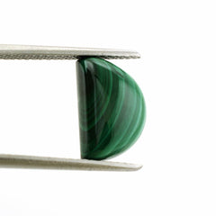 MALACHITE D SHAPE FANCY 12X8MM 5.39 Cts.