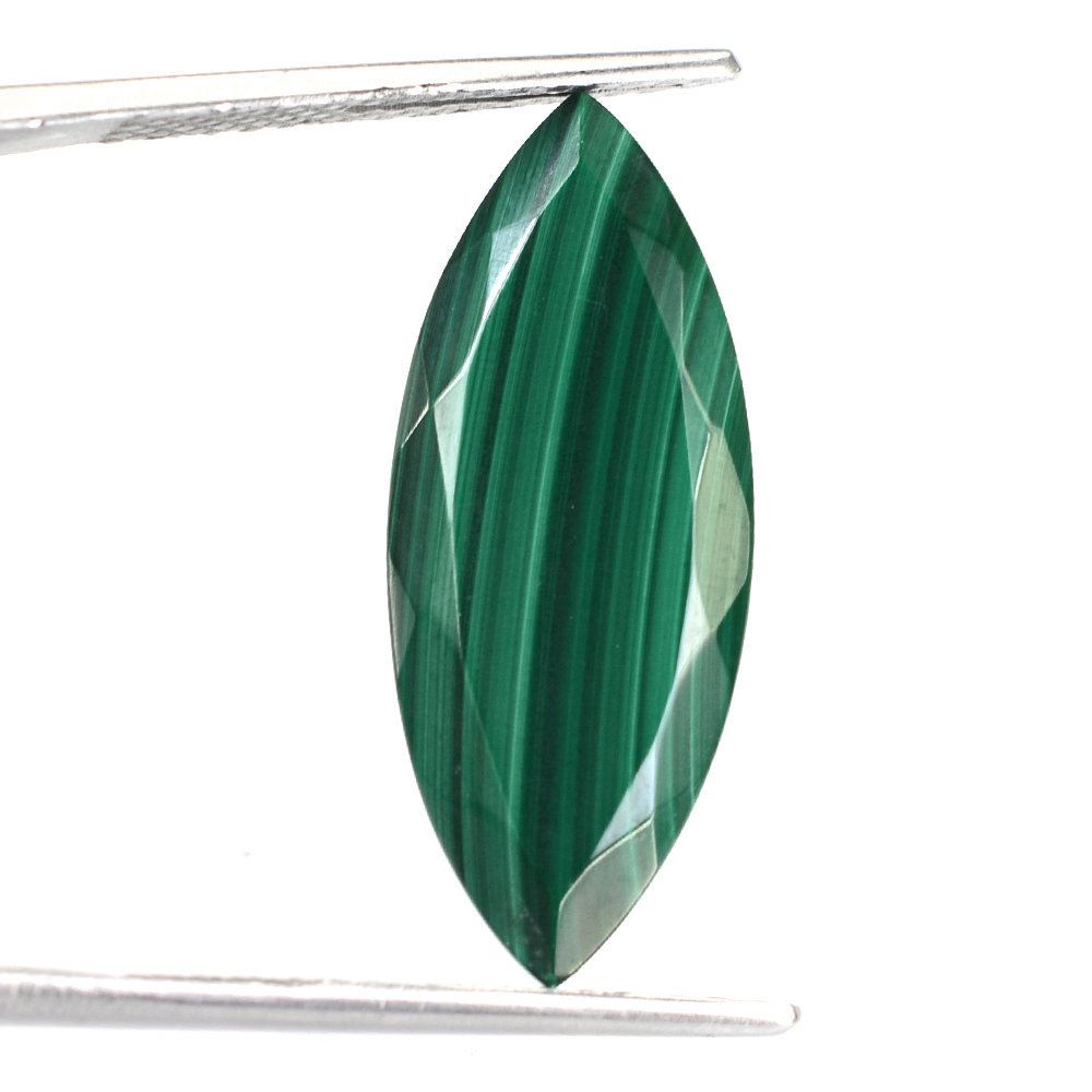 MALACHITE CUT MARQUISE 25X10MM 11.65 Cts.