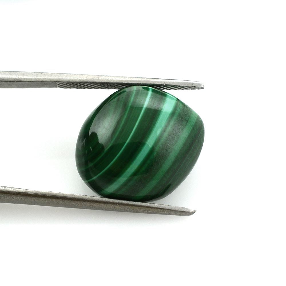 MALACHITE UNEVEN CAB FOR RING 16X14MM 19.37 Cts.