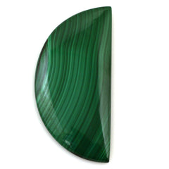 MALACHITE D SHAPE FANCY 50X24MM 61.50 Cts.