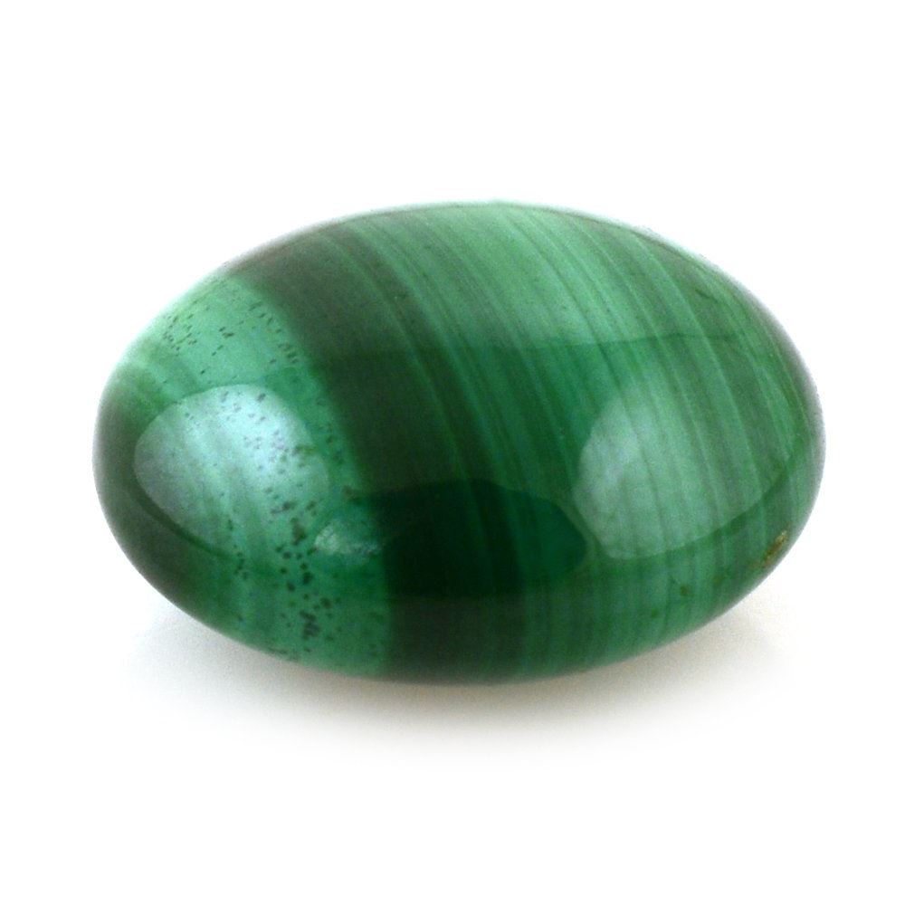 MALACHITE LENTIL ROUND 12MM 9.00 Cts.