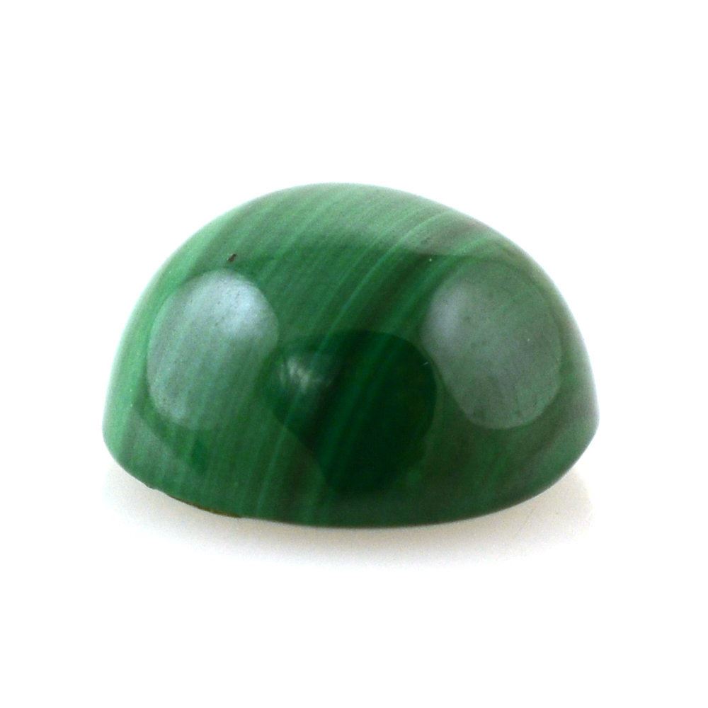 MALACHITE ROUND CAB 6MM 1.29 Cts.