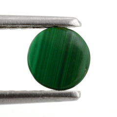 MALACHITE ROUND CAB 6MM 1.29 Cts.