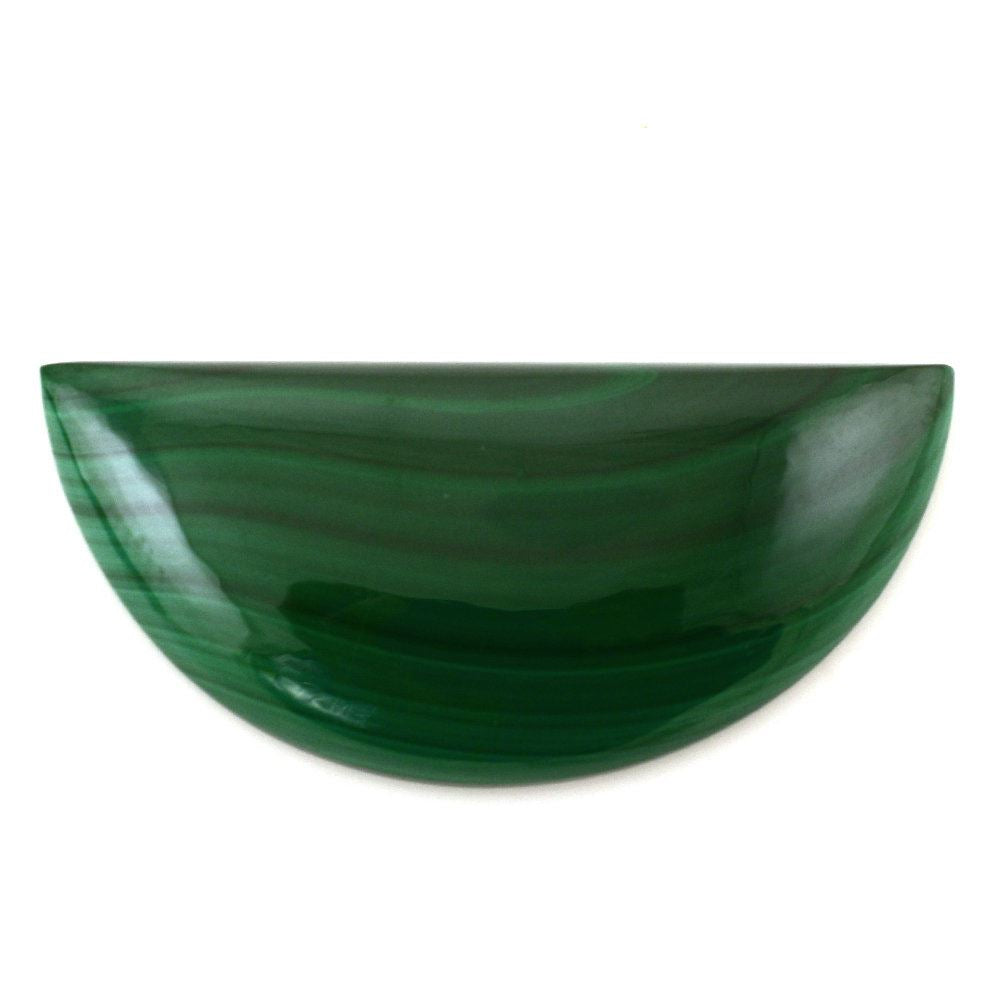 MALACHITE D SHAPE FANCY 35.50X16.50MM 30.80 Cts.