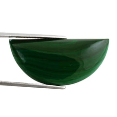 MALACHITE D SHAPE FANCY 35.50X16.50MM 30.80 Cts.