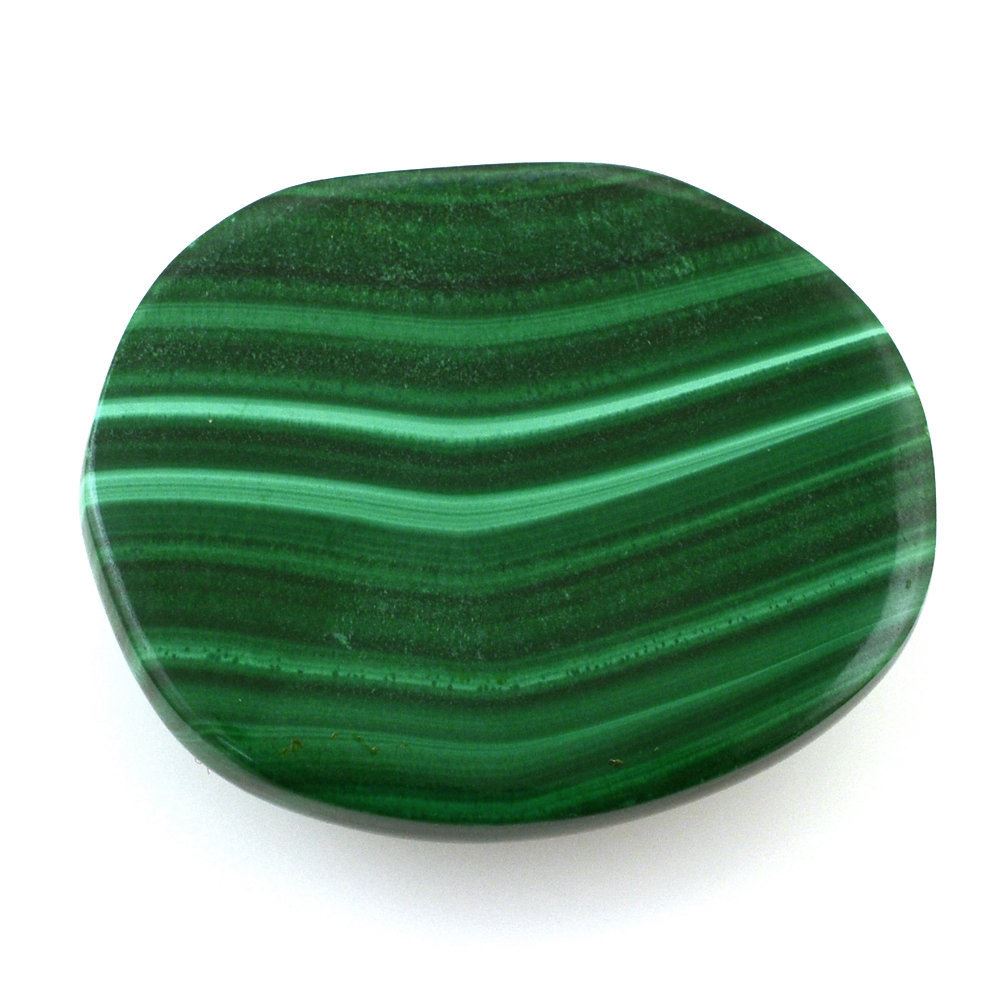 MALACHITE UNEVEN CAB FOR RING LARGE 26X21MM 64.15 Cts.