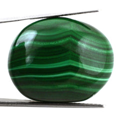 MALACHITE UNEVEN CAB FOR RING LARGE 26X21MM 64.15 Cts.