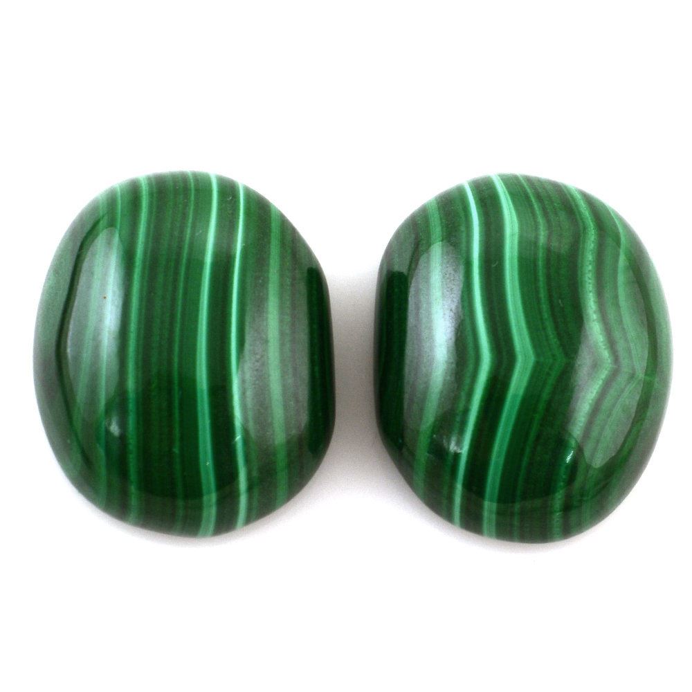 MALACHITE UNEVEN CAB FOR RING LARGE 26X21MM 64.15 Cts.