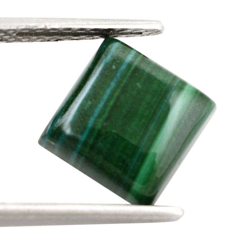 MALACHITE SQUARE CAB 10MM 6.48 Cts.