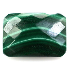 MALACHITE CHECKER CUT OCTAGON 14X10MM 9.32 Cts.