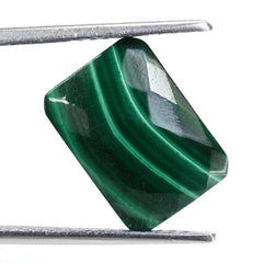 MALACHITE CHECKER CUT OCTAGON 14X10MM 9.32 Cts.