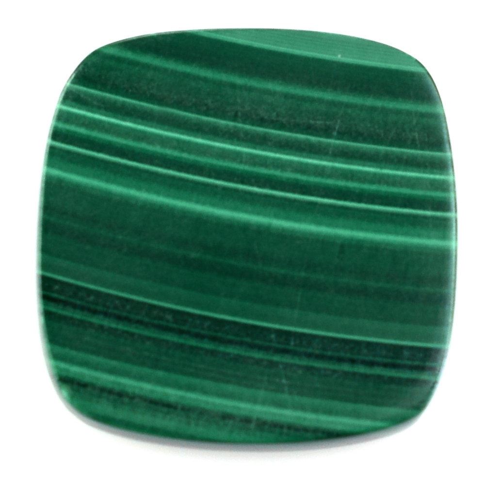 MALACHITE CUSHION PLATE 16MM 12.58 Cts.