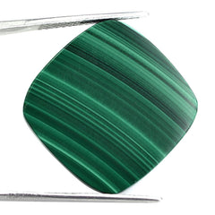 MALACHITE CUSHION PLATE 24MM 27.73 Cts.