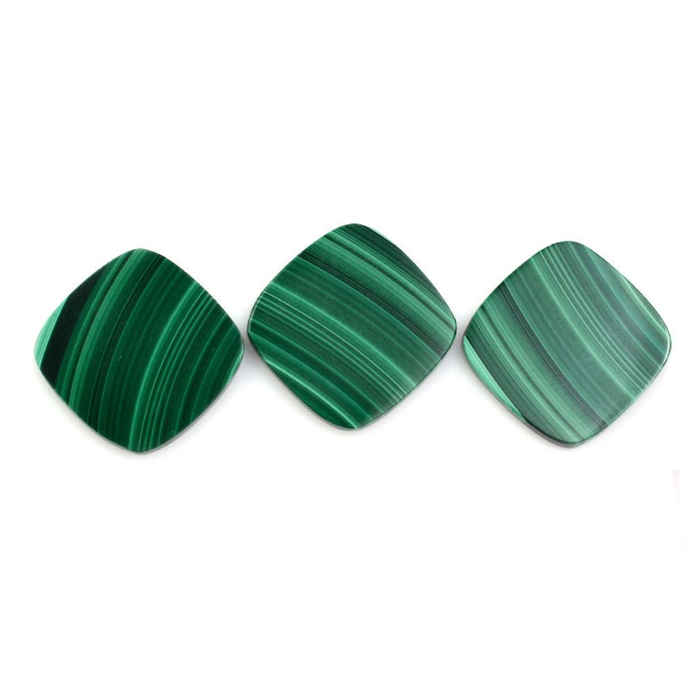 MALACHITE CUSHION PLATE 24MM 27.73 Cts.