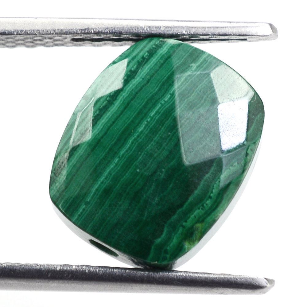 MALACHITE BRIOLETTE CUSHION (FULL DRILL 1.50MM) 12X10MM 8.10 Cts.