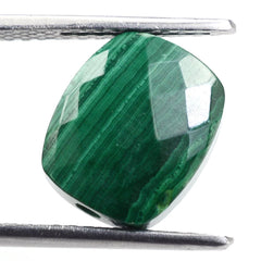 MALACHITE BRIOLETTE CUSHION (FULL DRILL 1.50MM) 12X10MM 8.10 Cts.