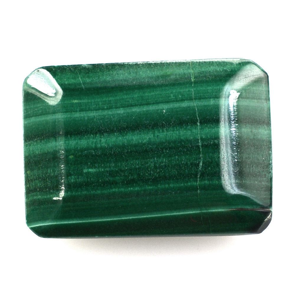 MALACHITE CUT OCTAGON 14X10MM 11.17 Cts.