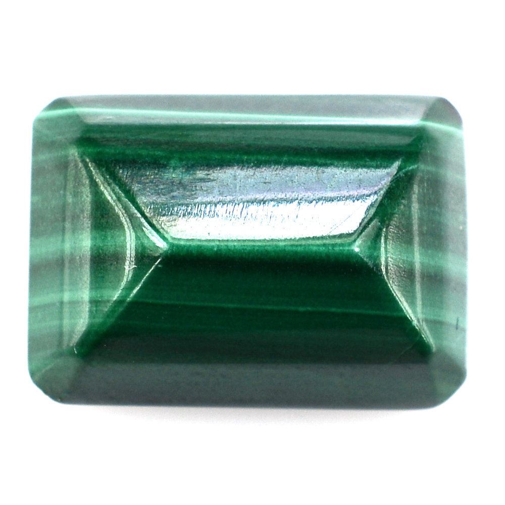 MALACHITE CUT OCTAGON 14X10MM 11.17 Cts.