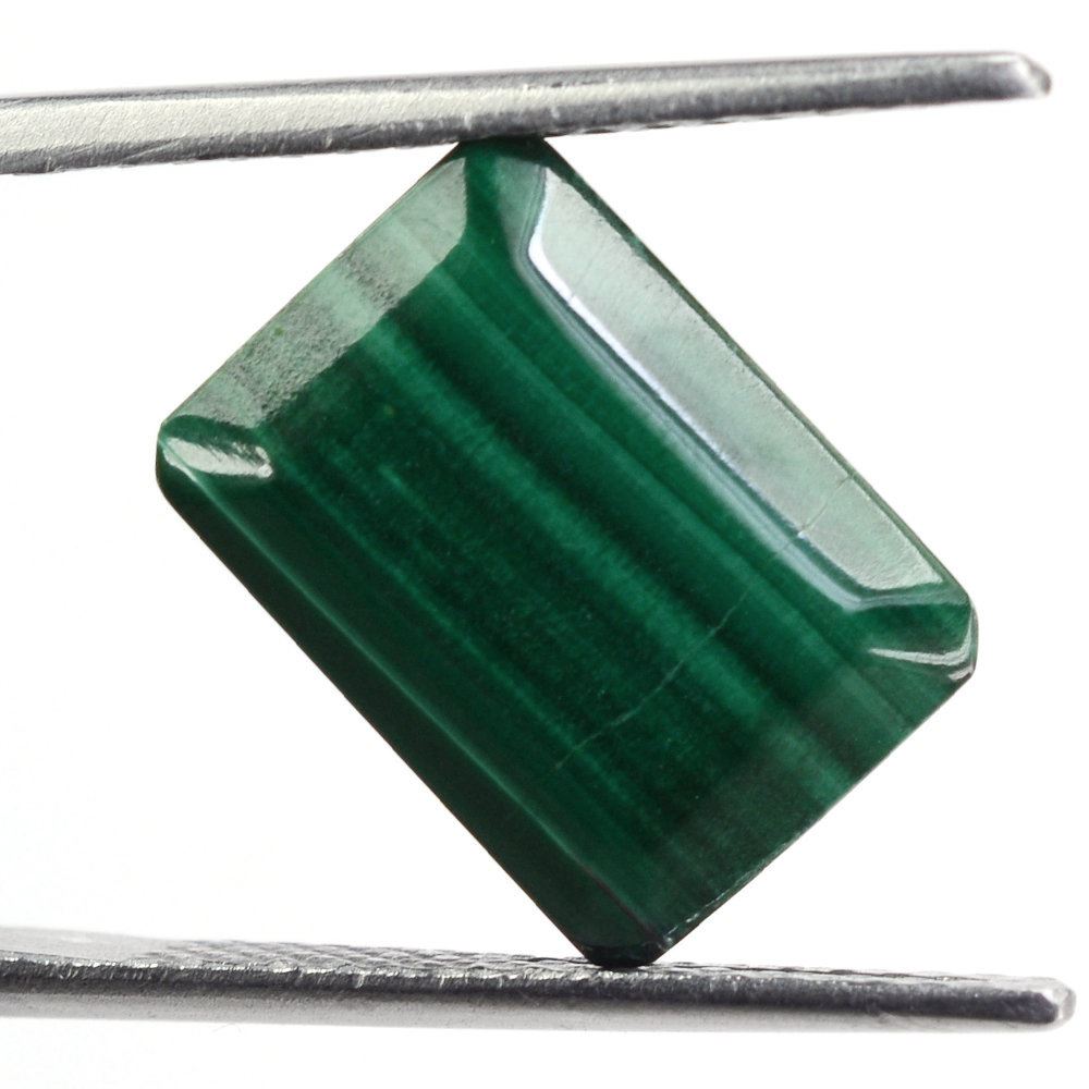MALACHITE CUT OCTAGON 14X10MM 11.17 Cts.