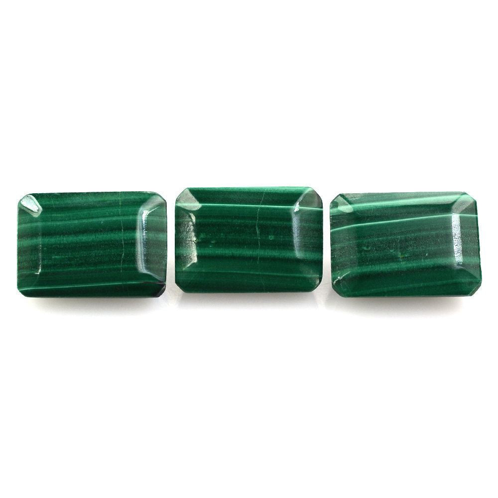 MALACHITE CUT OCTAGON 14X10MM 11.17 Cts.