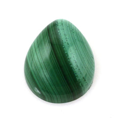 MALACHITE PEAR CAB 10X8MM 3.45 Cts.