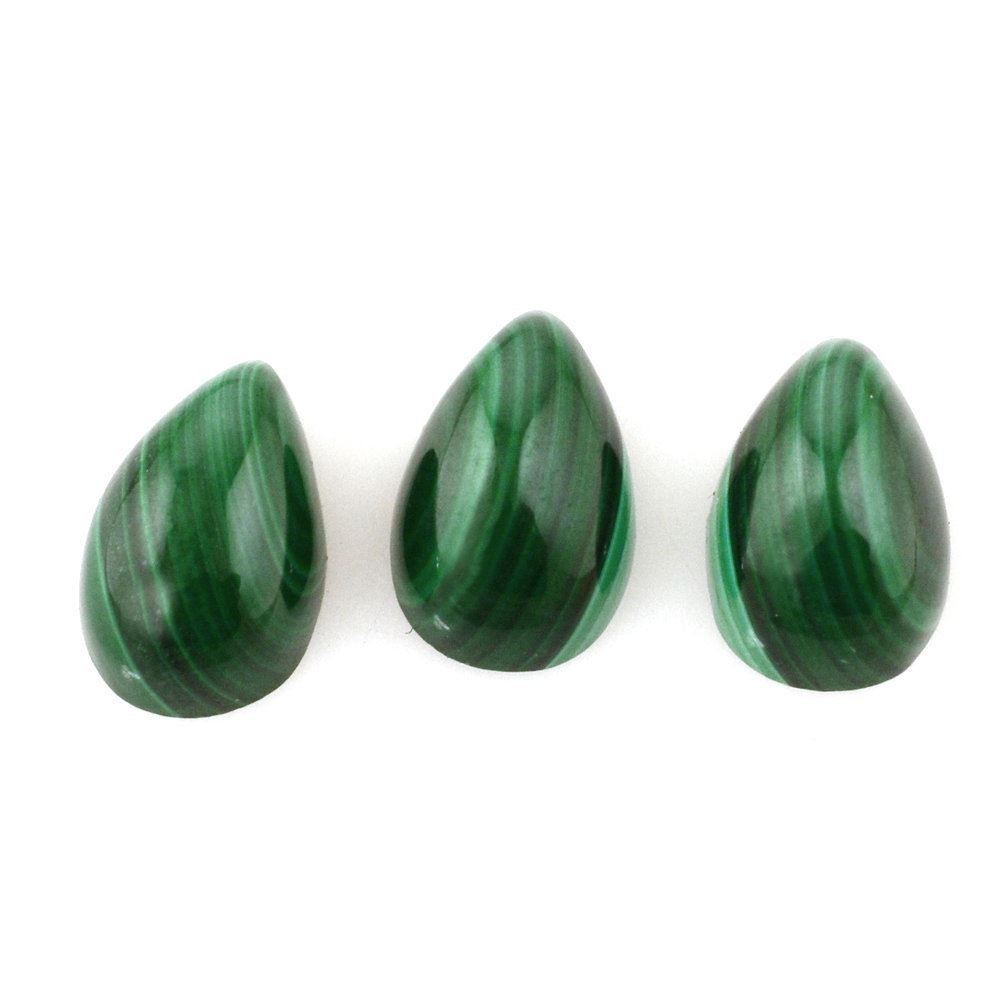 MALACHITE PEAR CAB 8X5MM 1.51 Cts.