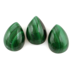 MALACHITE PEAR CAB 14X10MM 9.24 Cts.