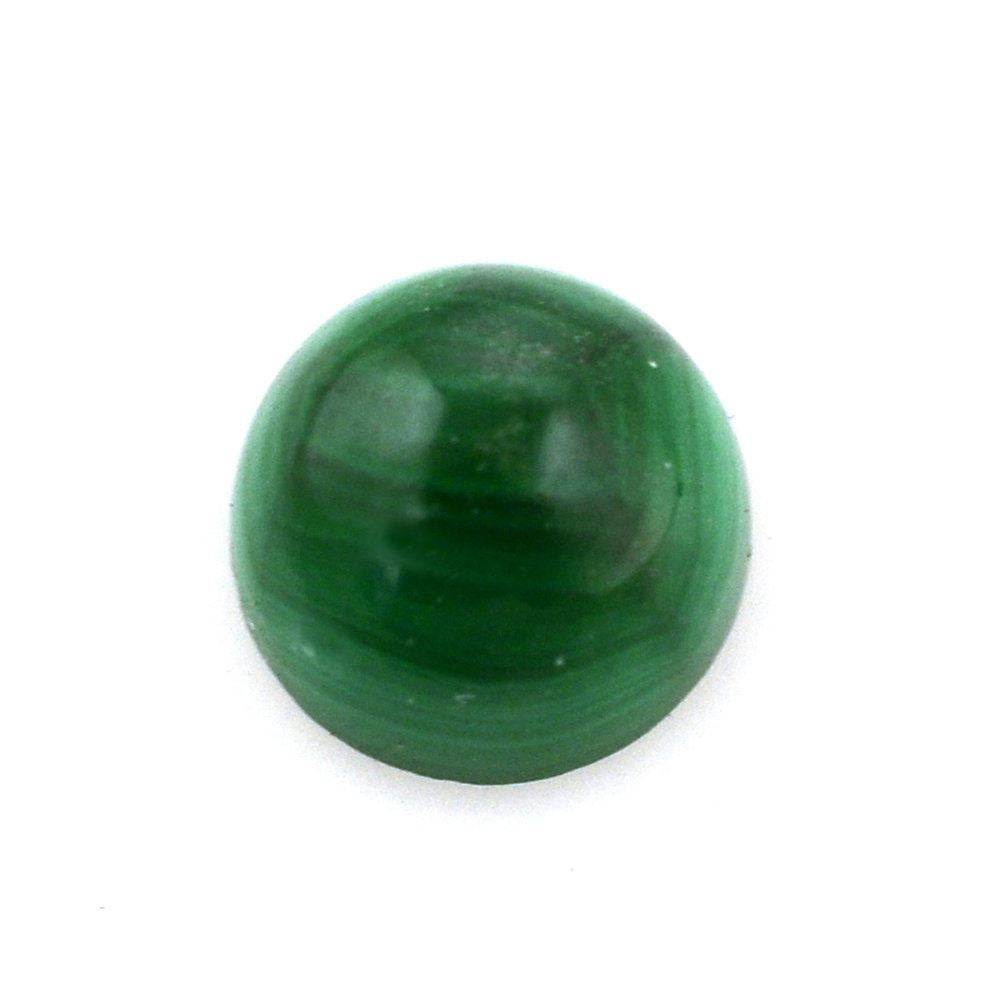 MALACHITE ROUND CAB 6MM 1.59 Cts.