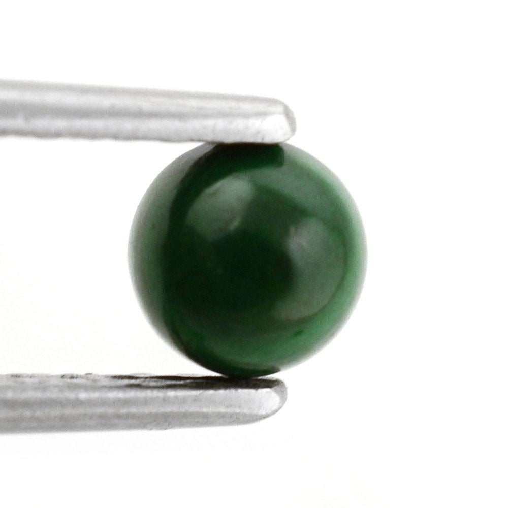 MALACHITE ROUND CAB 5MM 0.95 Cts.