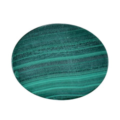 MALACHITE HALF MOON MELON CARVED 24.50X19.50MM 57.68 Cts.
