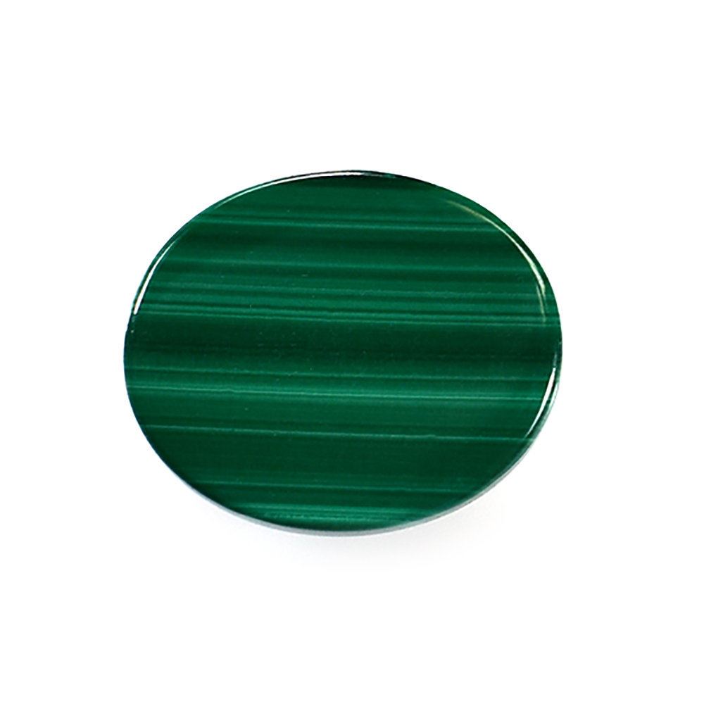 MALACHITE PLAIN OVAL CAB 12X10MM 7.55 Cts.