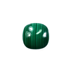 MALACHITE PLAIN LENTIL CUSHION 6X6MM 1.33 Cts.